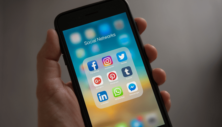 Applications Social Media sur mobile